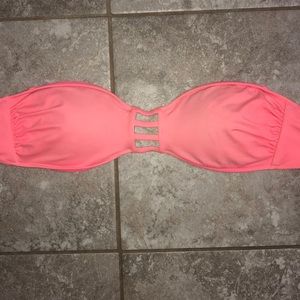 pink VS bathing suit top